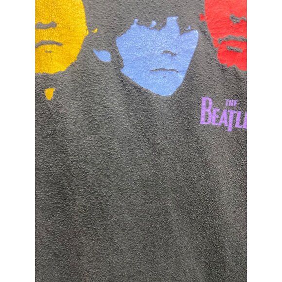 The Beatles Graphic Tee Shirt Black Size L - Picture 6 of 11
